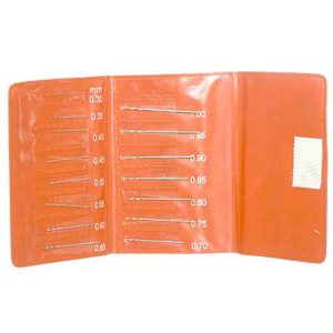 HSS Borenset 15 delig, 0.3-1.0 mm met dunne schacht – Economy