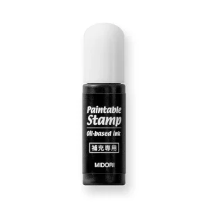 Midori - Paintable Stamp - Refill Ink Black