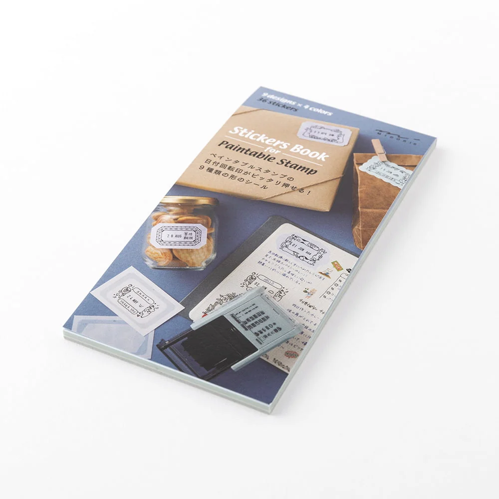 Midori - Sticker Book for Rotating Date Stamp Cold Colors - Afbeelding 3