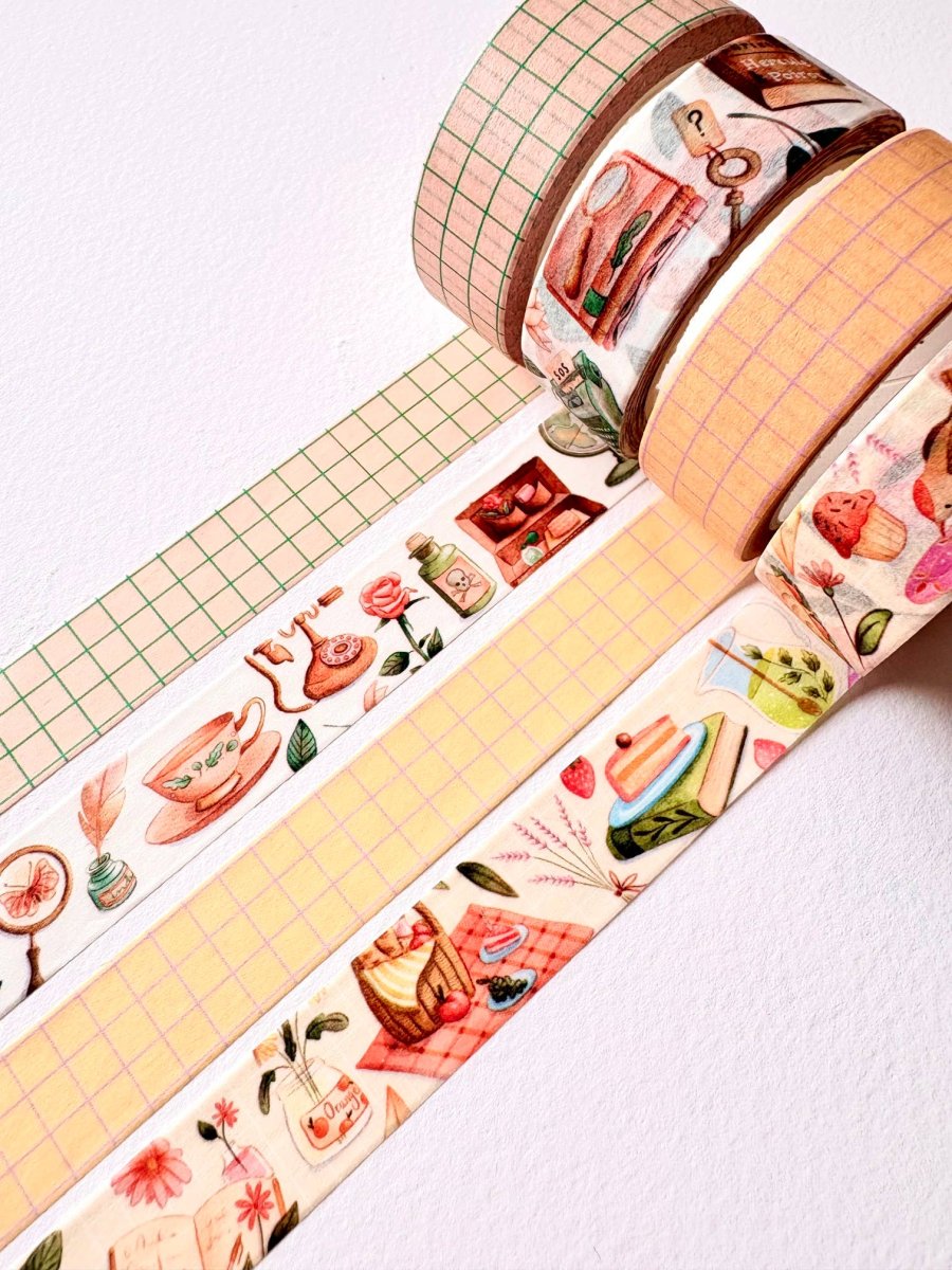 Nikki Dotti - Washi tape - Sunny grid - Afbeelding 7