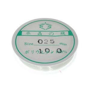 Nylondraad, 0.25 mm 1 rol 30 mtr.