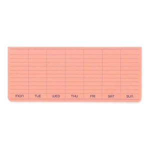 Penco - Sticky Memo Pad Weekly - Pink