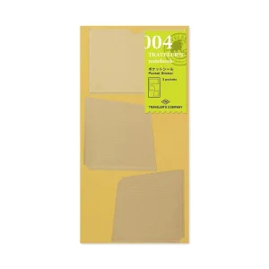 TRAVELER'S notebook - Refill 004 - Pocket Sticker