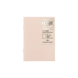 TRAVELER'S notebook - Refill 017 - Sticker Release Paper - Passport Size