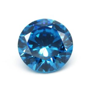 Zirconia Blauw – rond – facet geslepen 3.0 mm, 1 st
