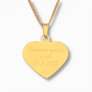 Hanger met tekst – Hart