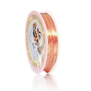 Metaaldraad, Koperkleurig 0.6 mm , rol 8 meter