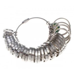 Ringmaten van aluminium – vlak 3.0 mm, nr 1-33 (12-23 mm)