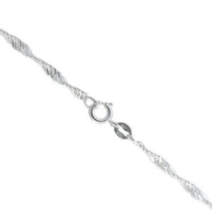 925 Singaporecollier 1.2 mm lengte 45 cm