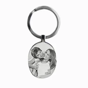 Sleutelhanger met foto – Ovaal