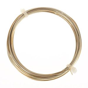 Goudkleurig koperdraad, vierkant 0.8 mm (6.0 mtr)