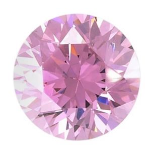 Zirconia Roze – rond – facet geslepen 2.0 mm, 1 st